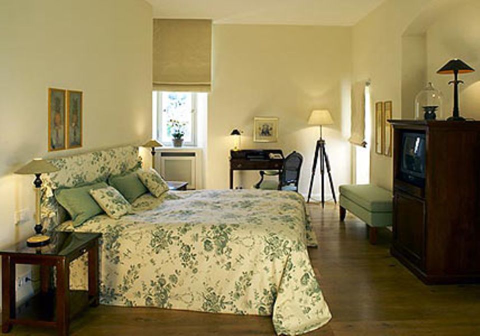 Stilvoll und gemütlich sind die Zimmer des Schlosshotels Münchhausen.