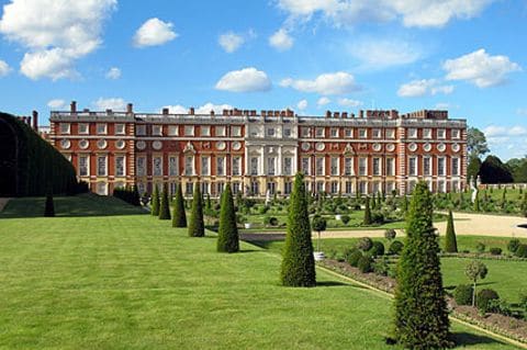 Ein beeindruckendes Schloss: "Hampton Court Palace".
