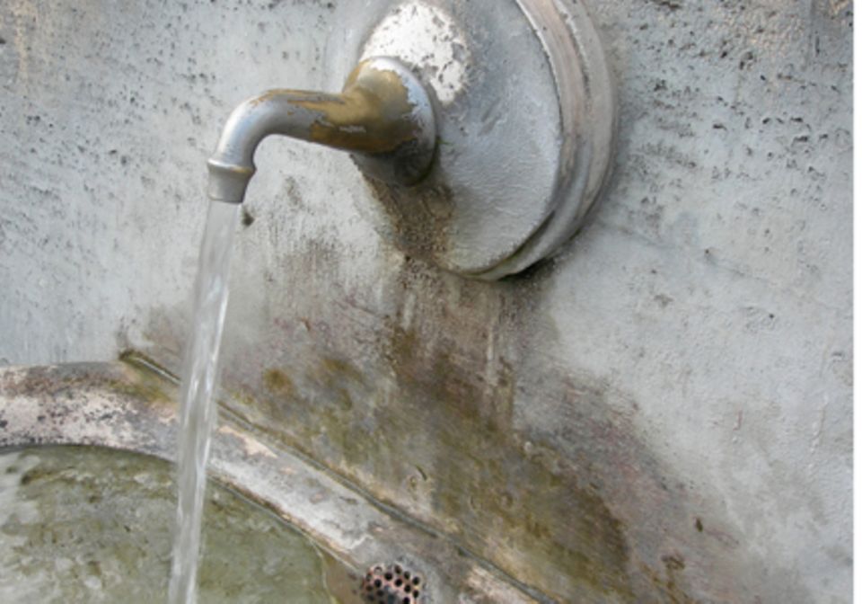 Trink-Tankstelle: die Trinkwasserbrunnen sind überall in Rom zu finden.