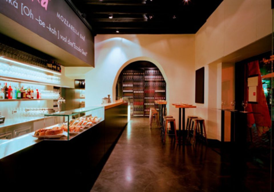 Mozzerella in allen erdenklichen Variationen steht auf der Speisekarte der "Obikà Mozzarella Bar".