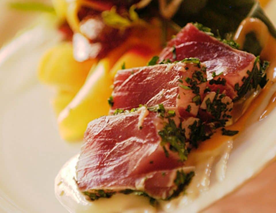 Im "Villandry" wird leichte Küche serviert - zum Beispiel köstlichen Thunfisch.