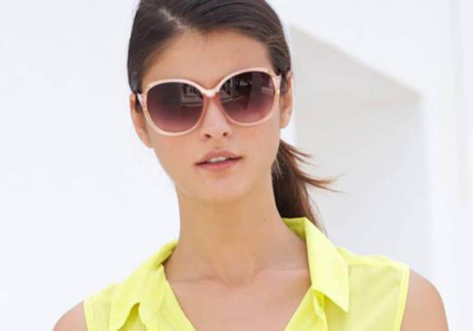 Große Sonnenbrillen-Modelle sind In. Sonnenbrille von 3suisses. Preis: ca. 15 Euro