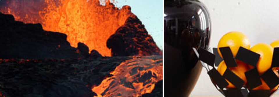 Vulkan: herbstliche Kontraste