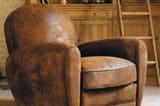 Gemütlich wohnen: Sessel in Vintage-Leder-Optik - Bild 5