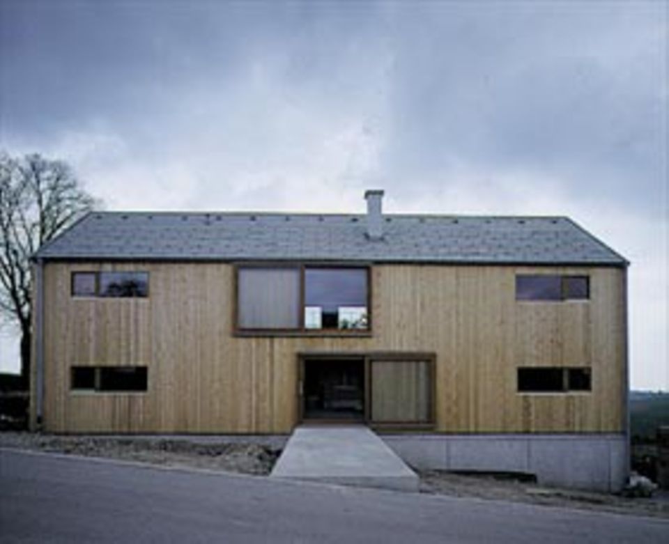 Das Haus Diedrich in Bonndorf wird nur von einem kleinen Holzofen beheizt.