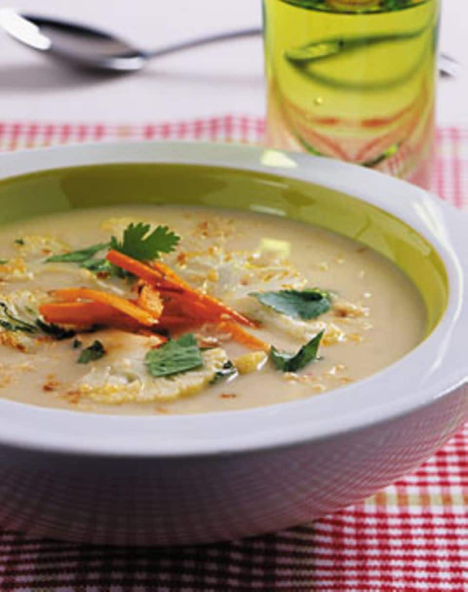 Rezept: Blumenkohl-Kokos-Suppe