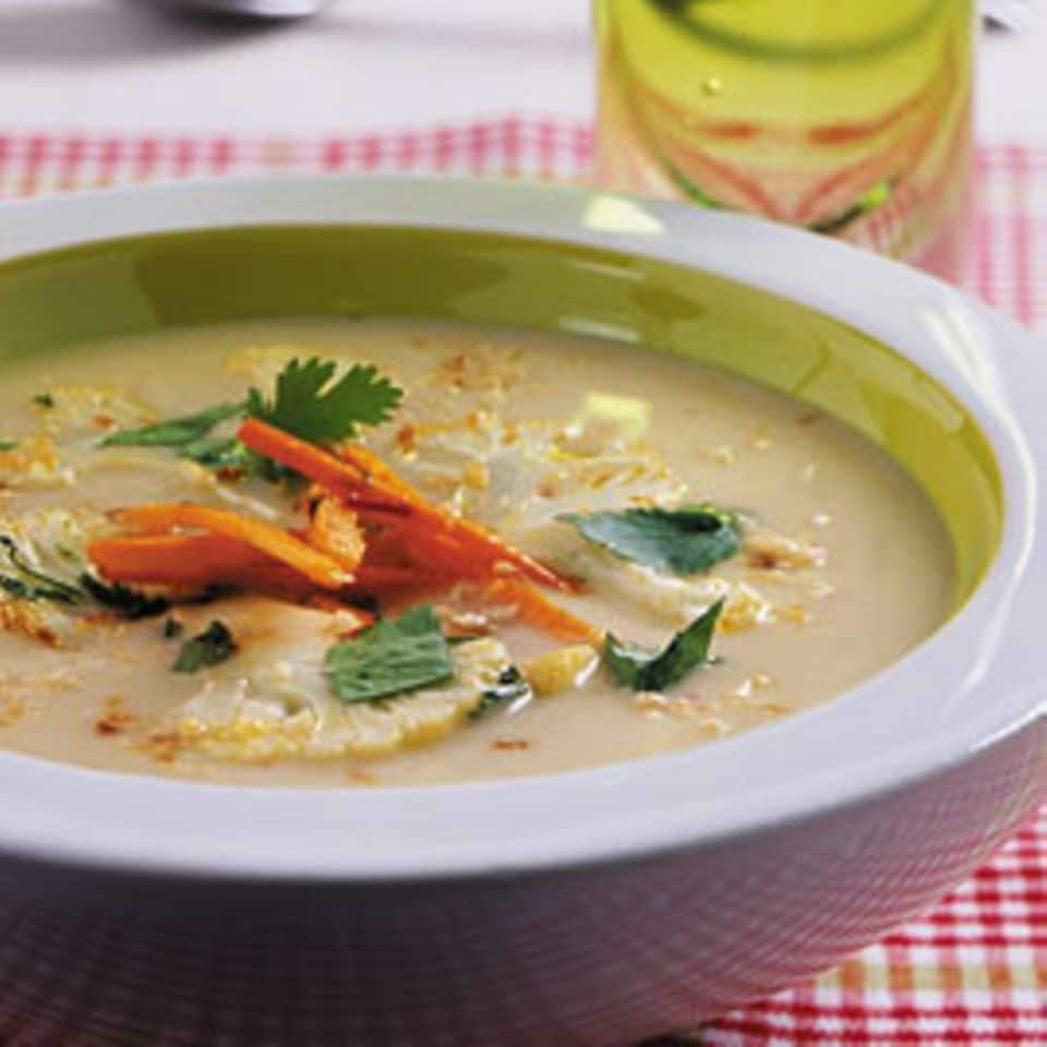 Rezept: Blumenkohl-Kokos-Suppe