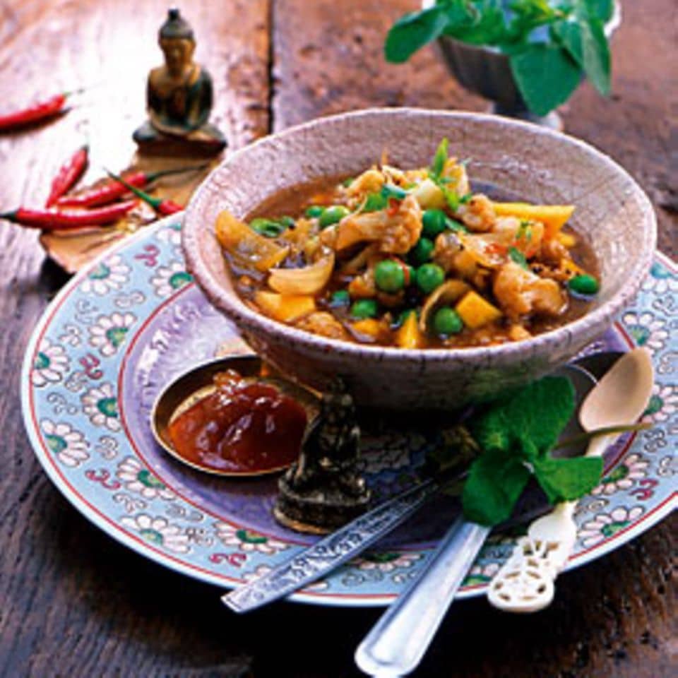 Rezept: Blumenkohl-Mango-Curry