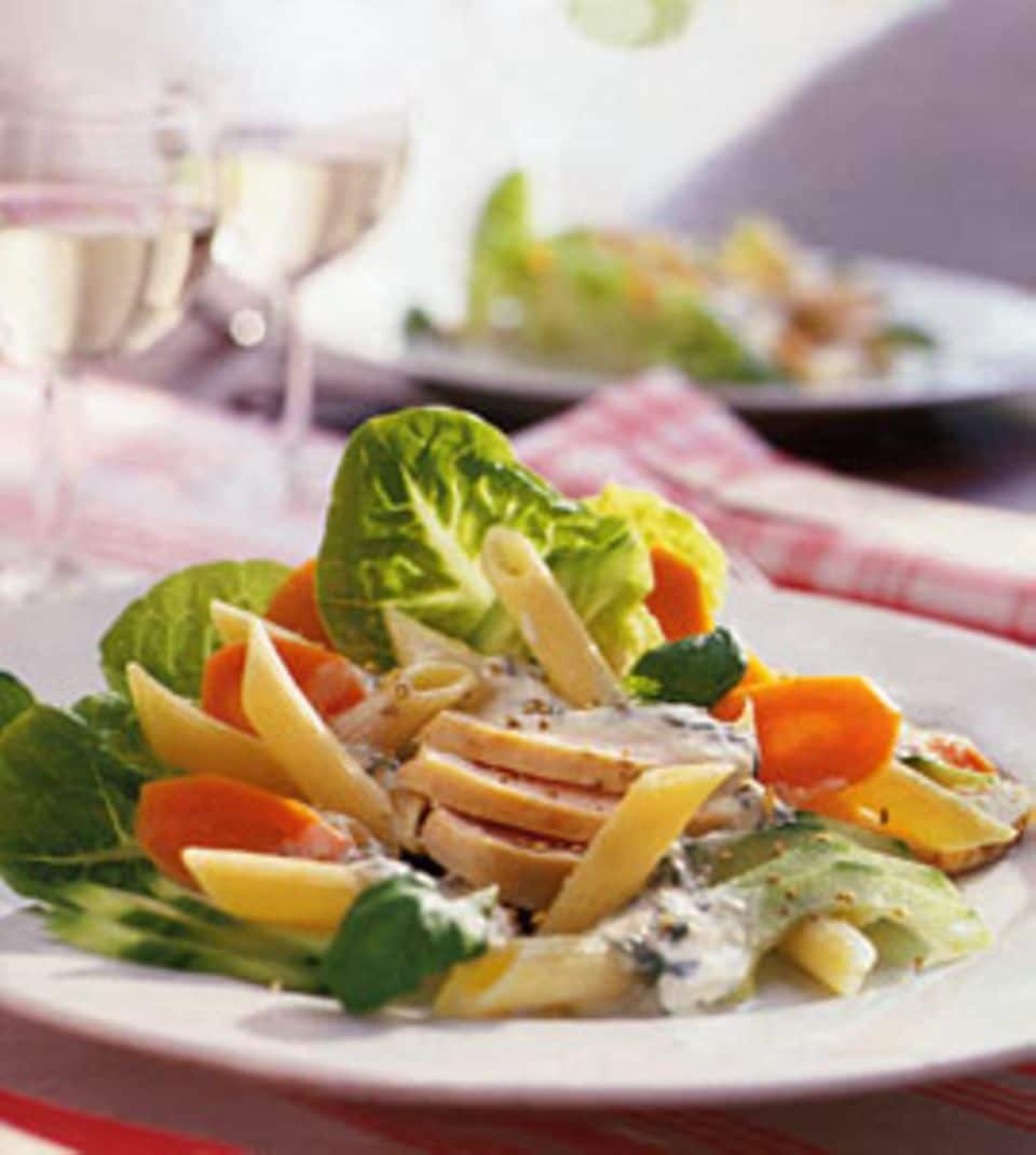Rezept: Caesar's Salad mit Nudeln