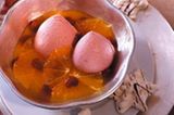 Rezept: Cranberrymousse mit Orangen und Zimt