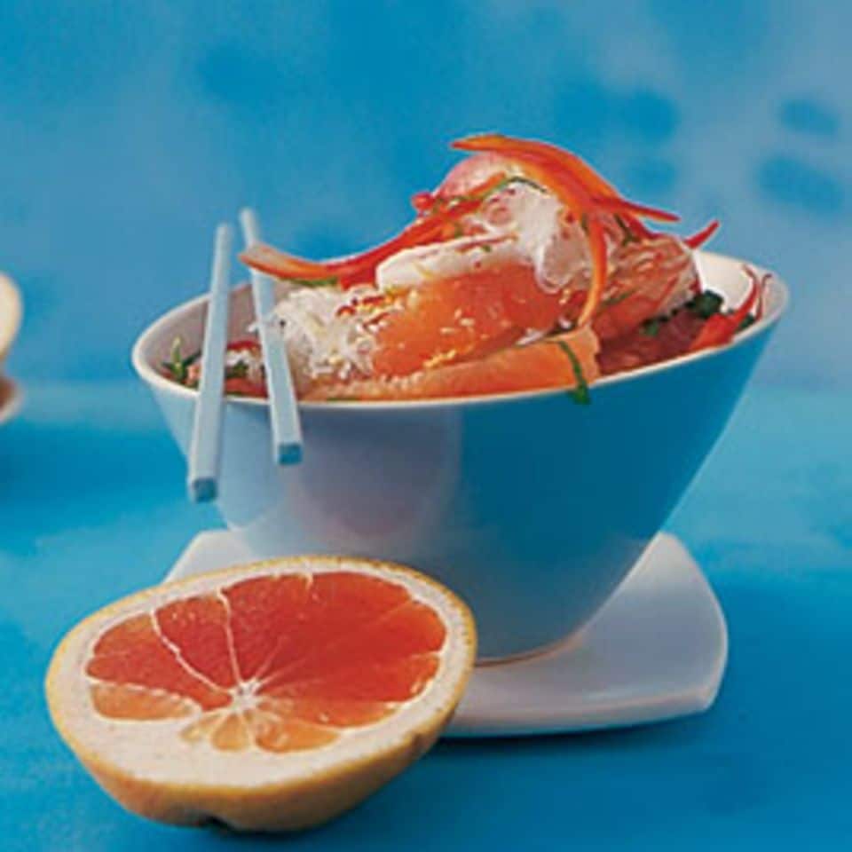 Rezept: Grapefruit-Salat mit Garnelen