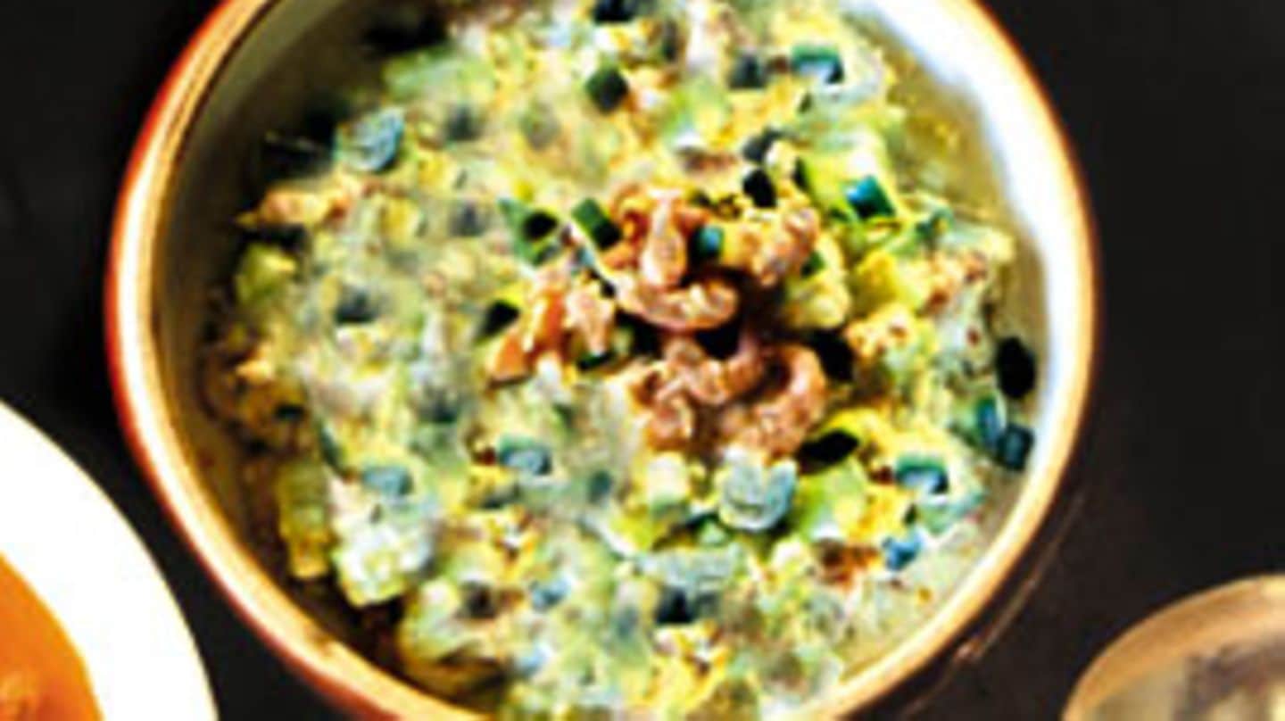 Gurken-Krabben-Wasabi-Dip Rezept - [LIVING AT HOME]