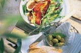Rezept: Nektarinen-Salat mit Hähnchenbrust