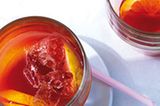 Rezept: Sangria mit Cranberry-Nektar & Orange
