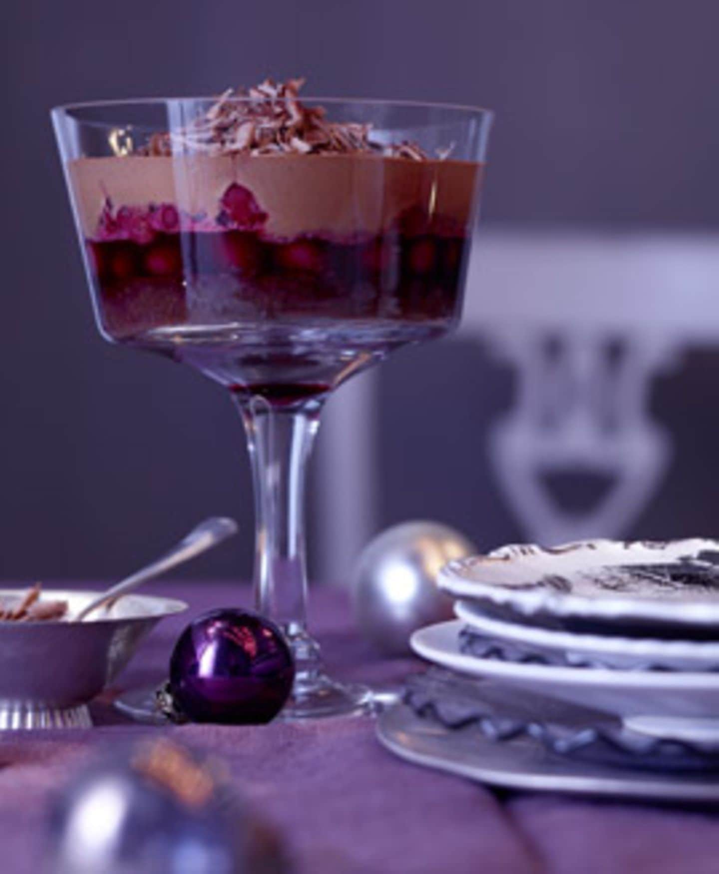 Rezept: Schokoladen-Kirsch-Trifle