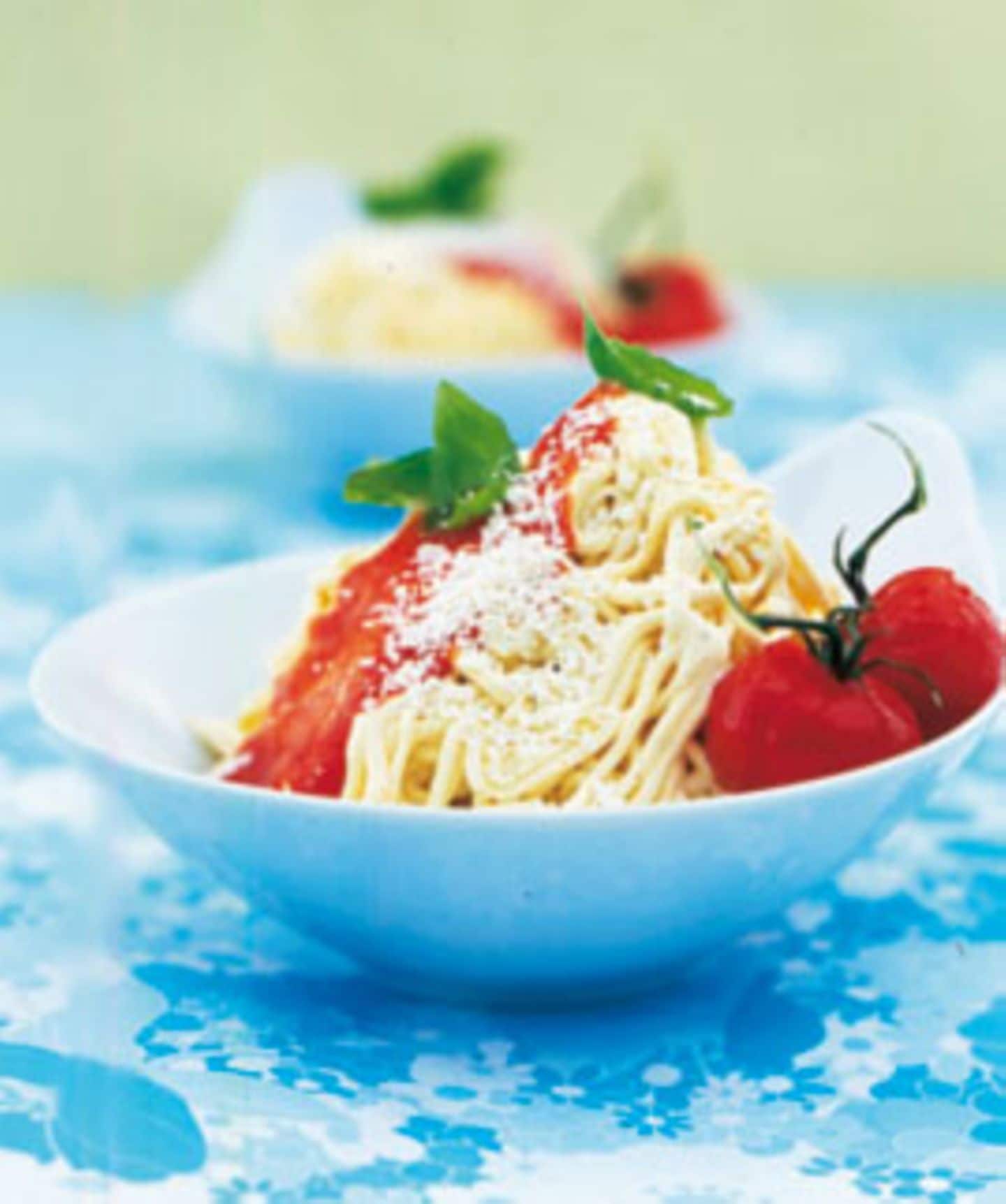 Rezept: Spaghetti-Eis mit Tomatensauce