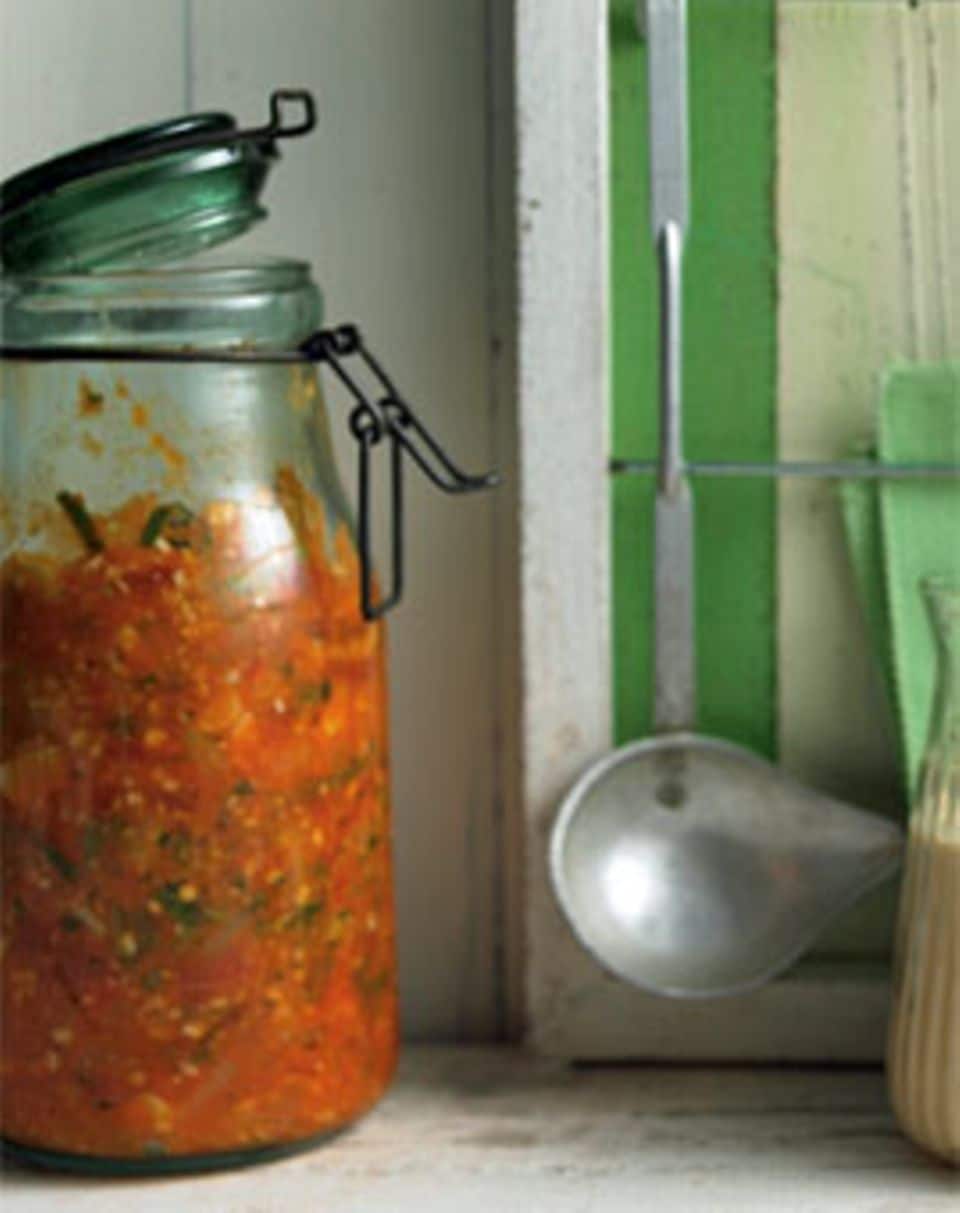 Rezept: Tomatensosse mit Mandeln