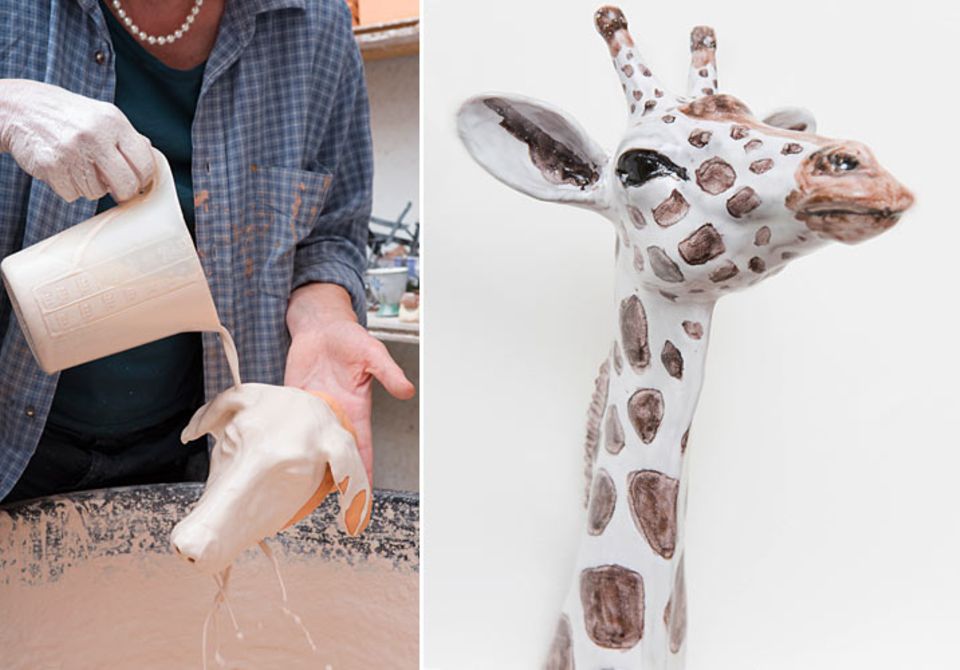 Keramik-Giraffe