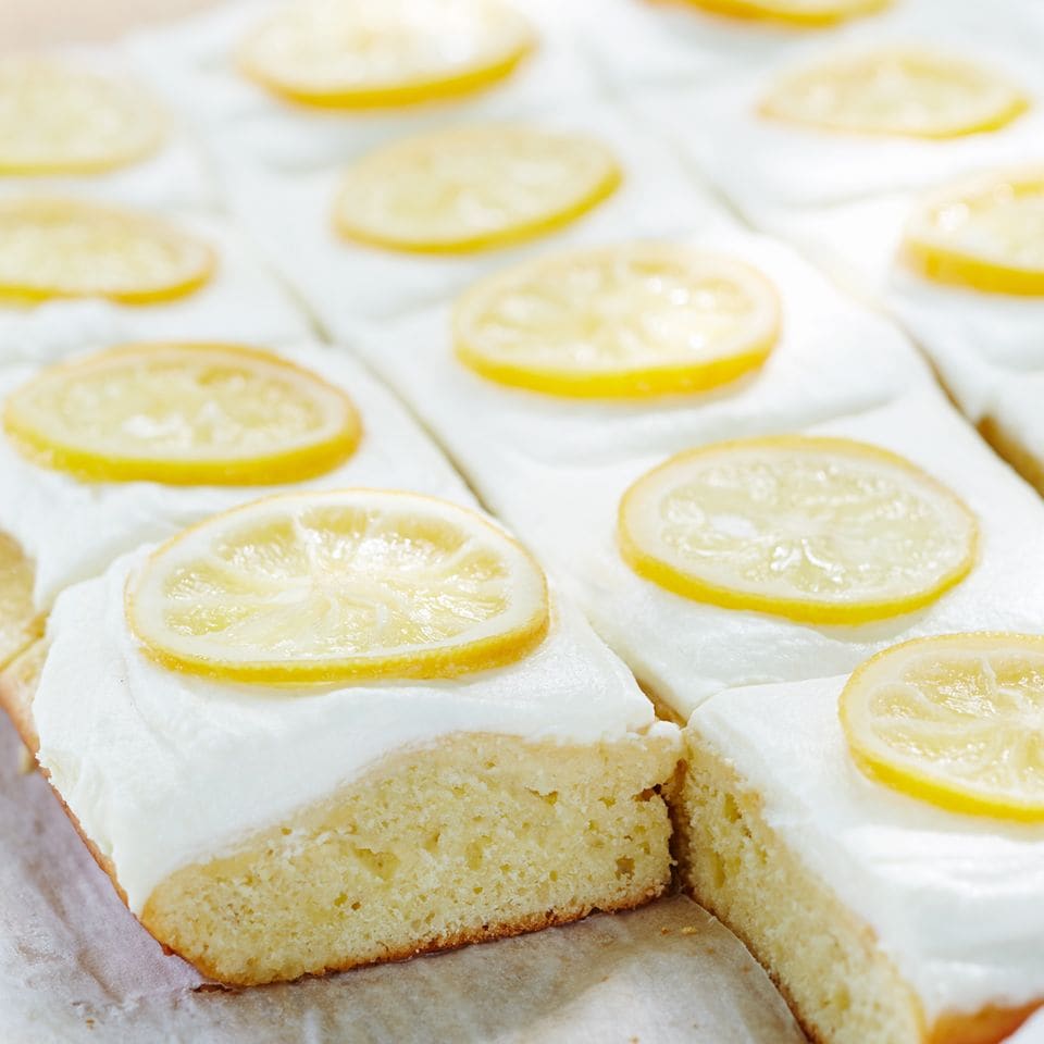 Buttermilchkuchen mit - Rezept [LIVING HOME] Zitronen: kandierten AT