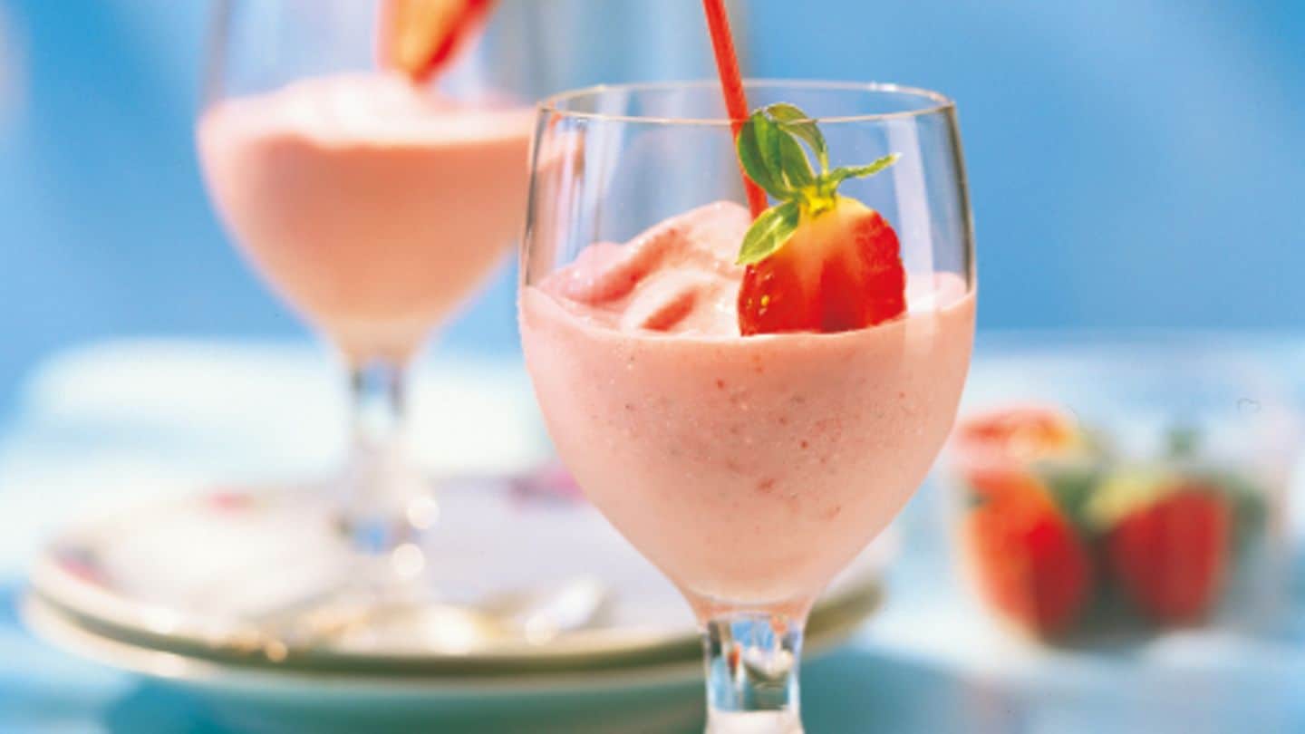 Erdbeer-Smoothie Rezept - [LIVING AT HOME]