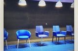 Stühle in Blau von Cor