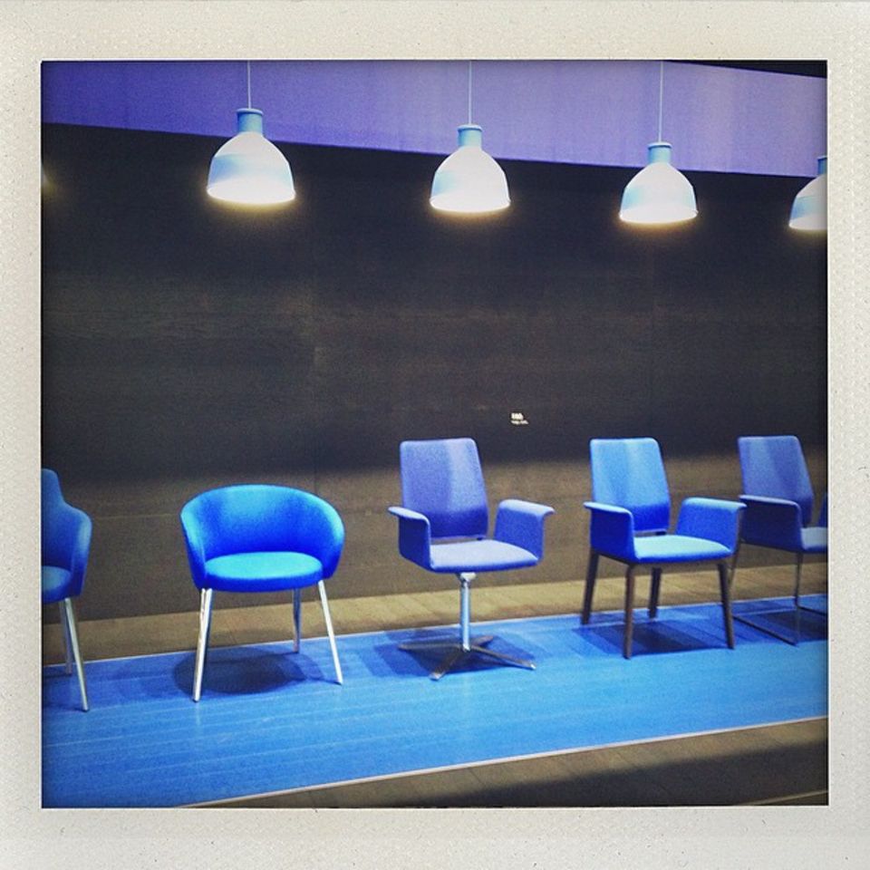 Stühle in Blau von Cor