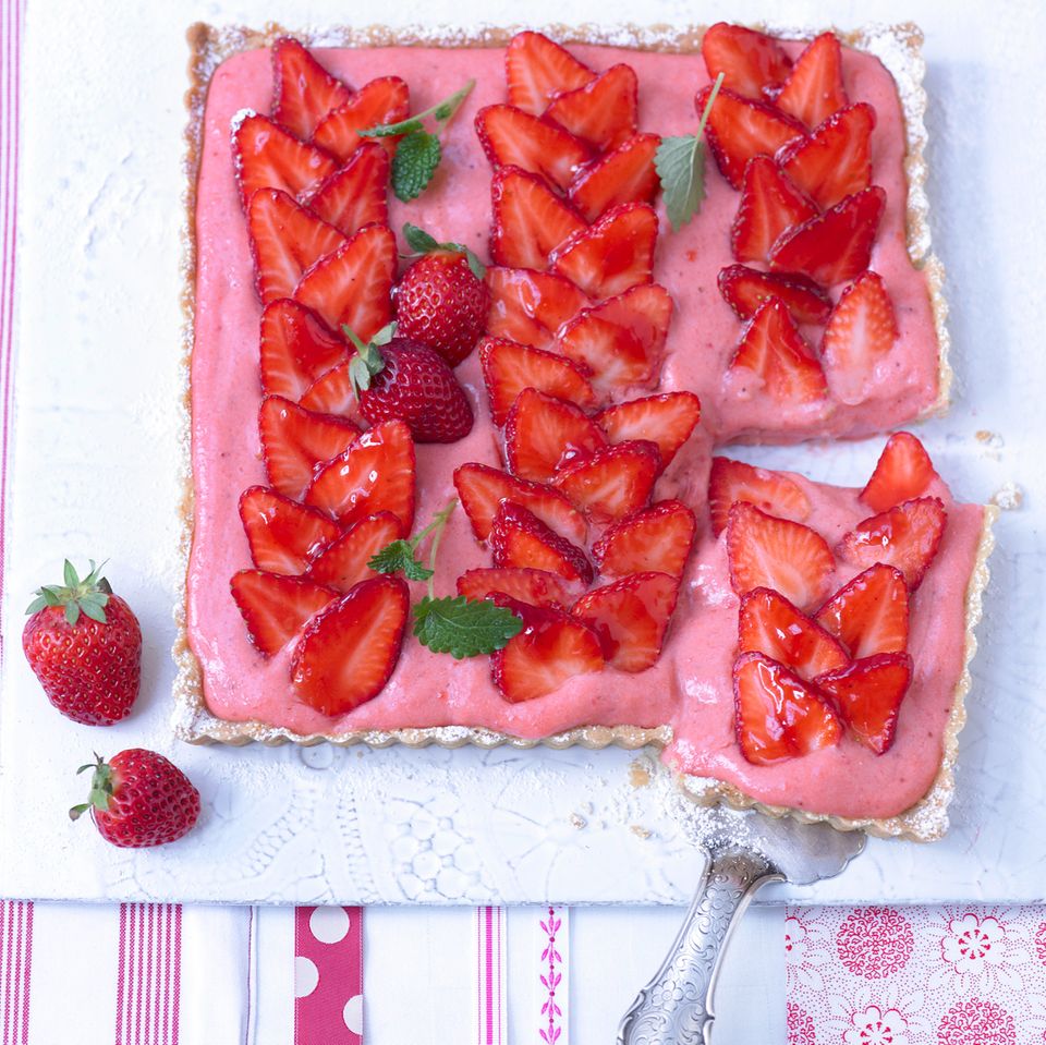 Rezept: Erdbeer-Tarte