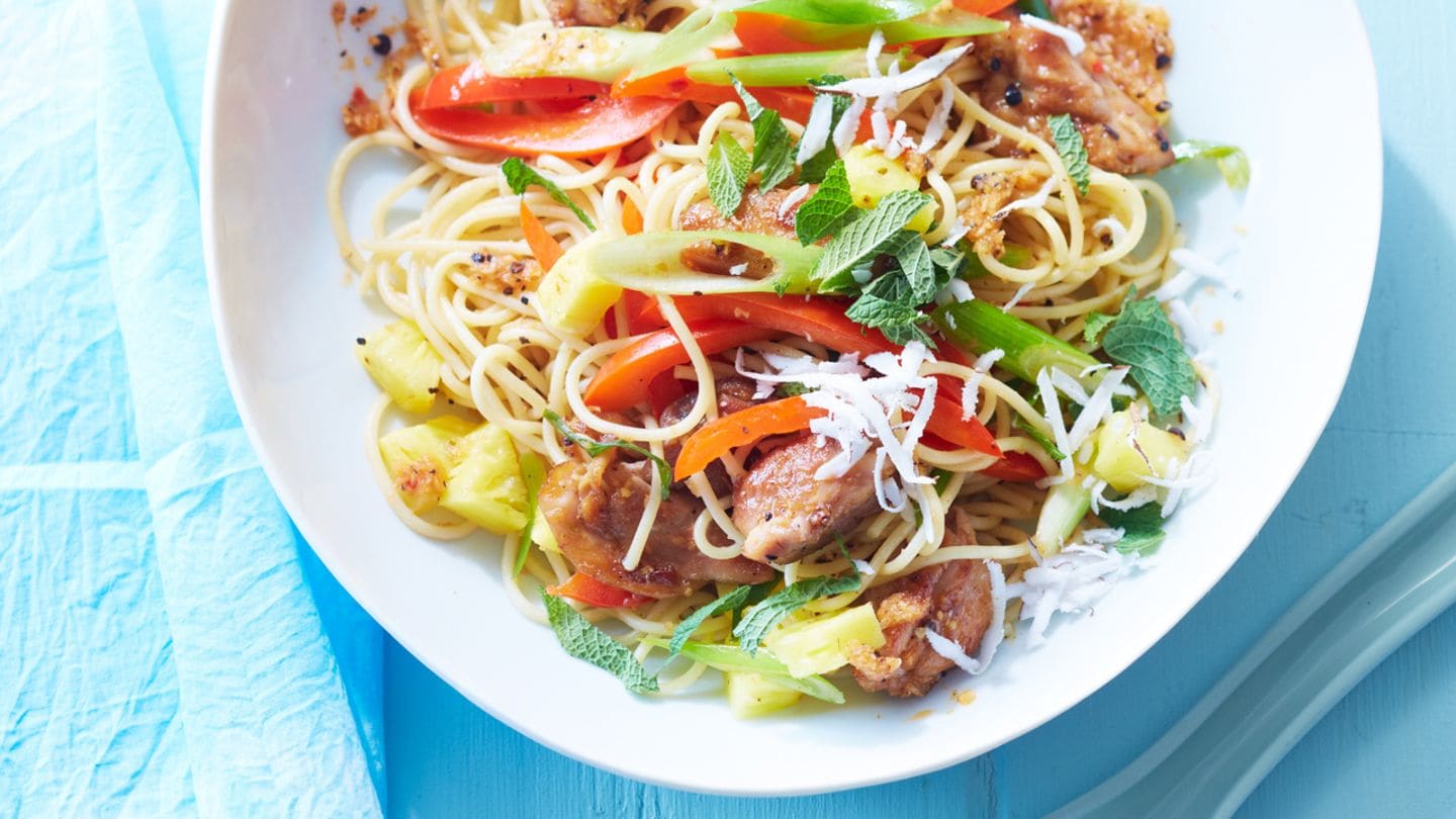 Karibische Spaghetti Rezept - [LIVING AT HOME]