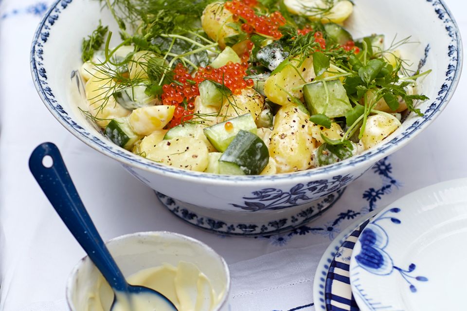 Rezept: Kartoffel-Gurken-Salat