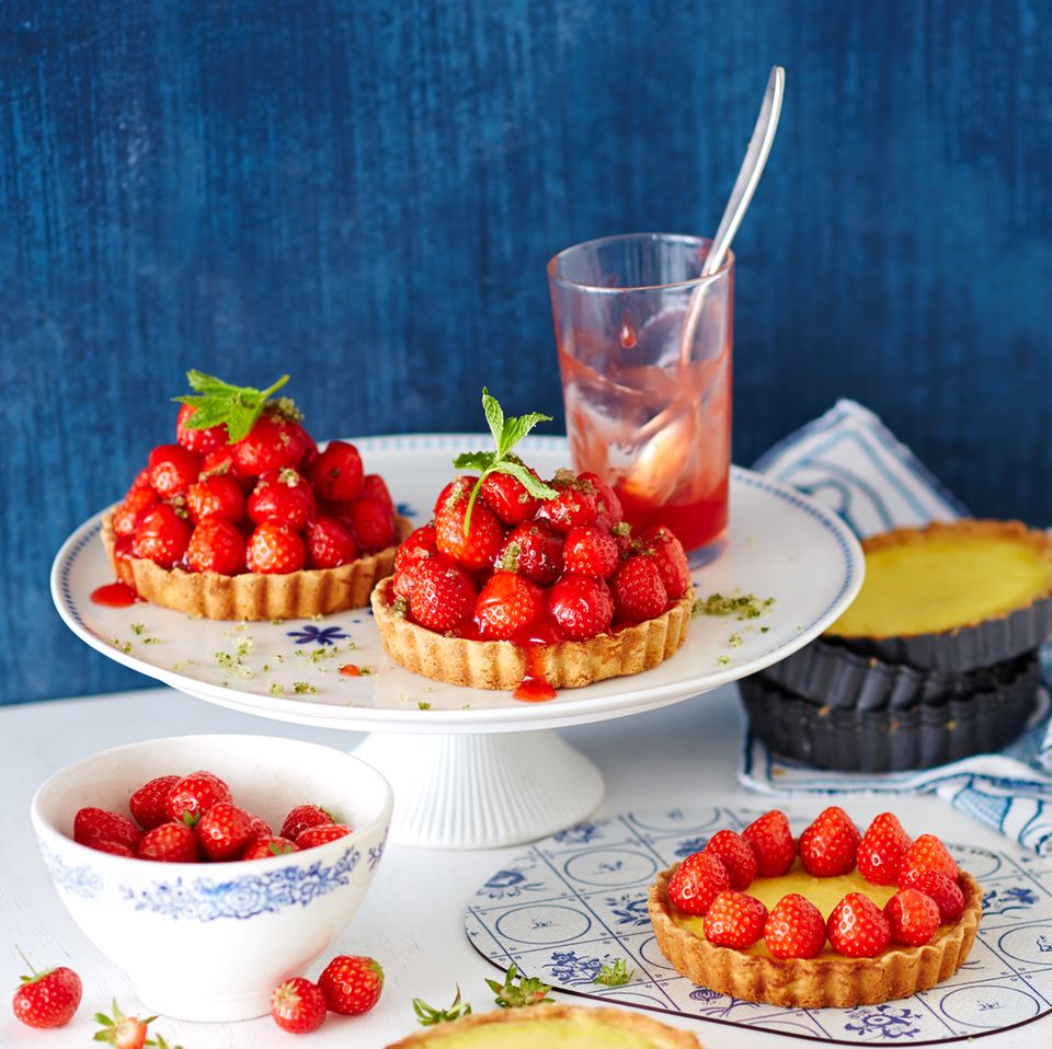 Rezept: Erdbeer-Tartelettes