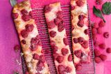 Rezept: Himbeer-Butterkuchen vom Blech