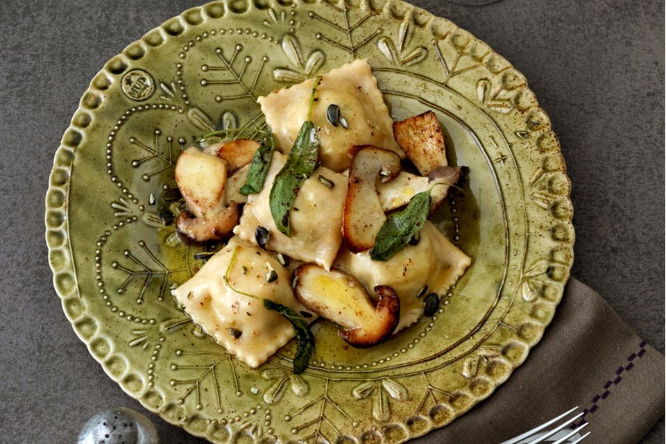 Rezept: Kürbisravioli