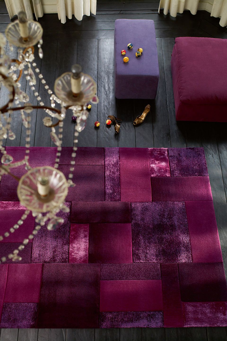 Teppich "City Glam" von Esprit in Violett