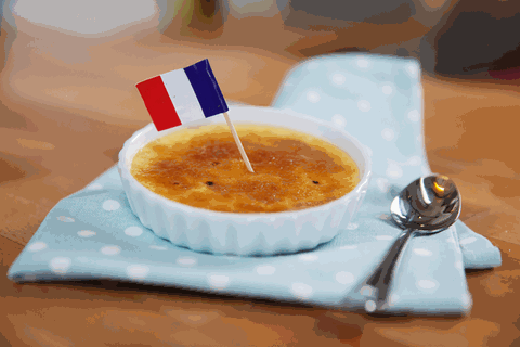 Französische Crème brûlée