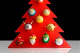 Weihnachtsbaumkugeln aus der Kollektion "Krppenspiel" von A di Alessi