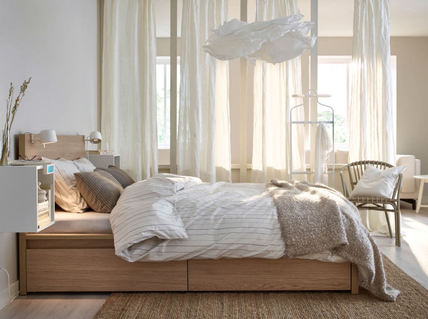 Bett "Malm" von Ikea
