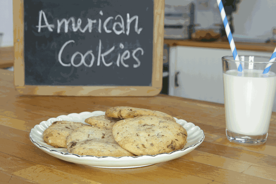 Amerikanische Chocolate Chip Cookies