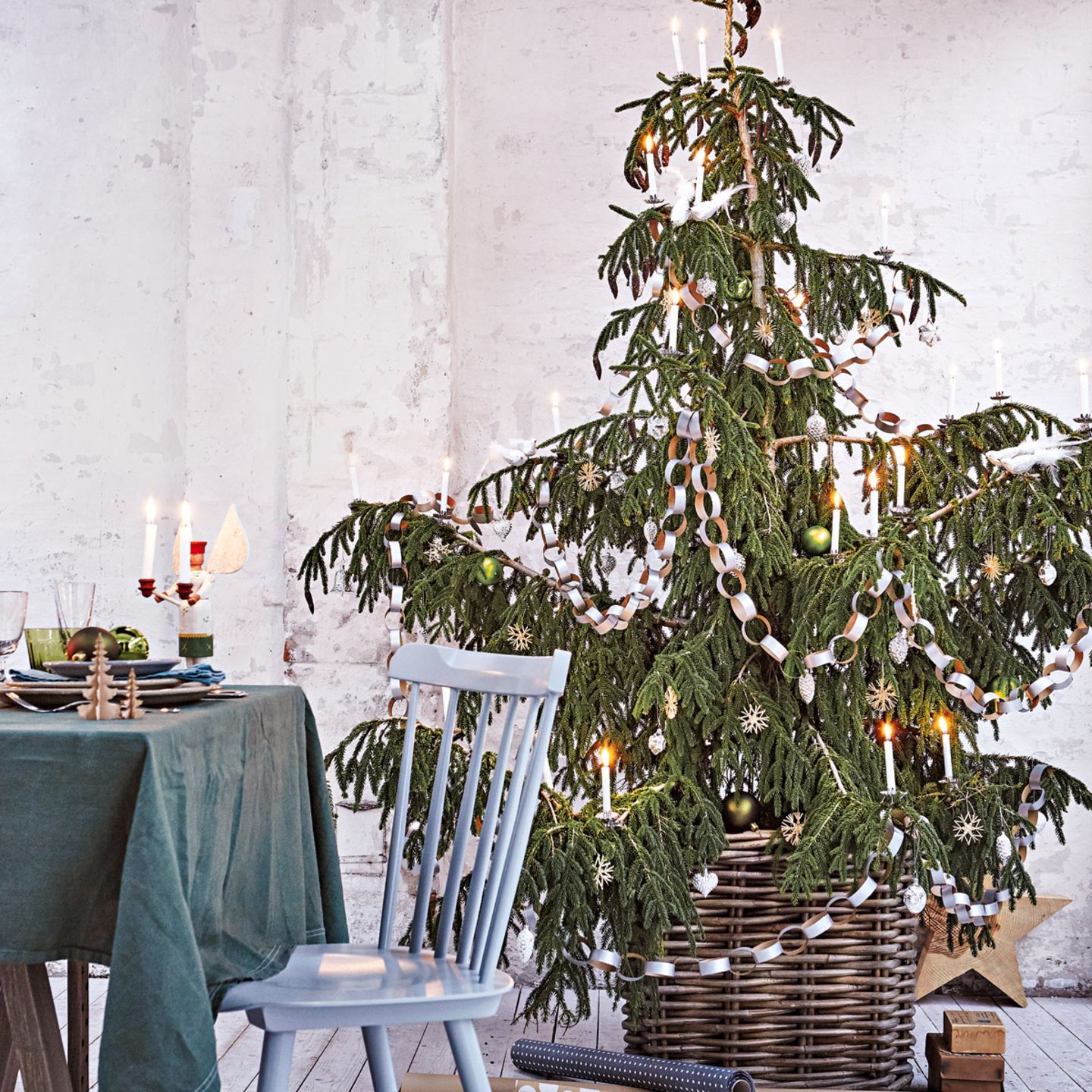 ▷ Weihnachtsdeko selber machen - Tischdeko & viele Ideen zum Basteln -  [LIVING AT HOME]
