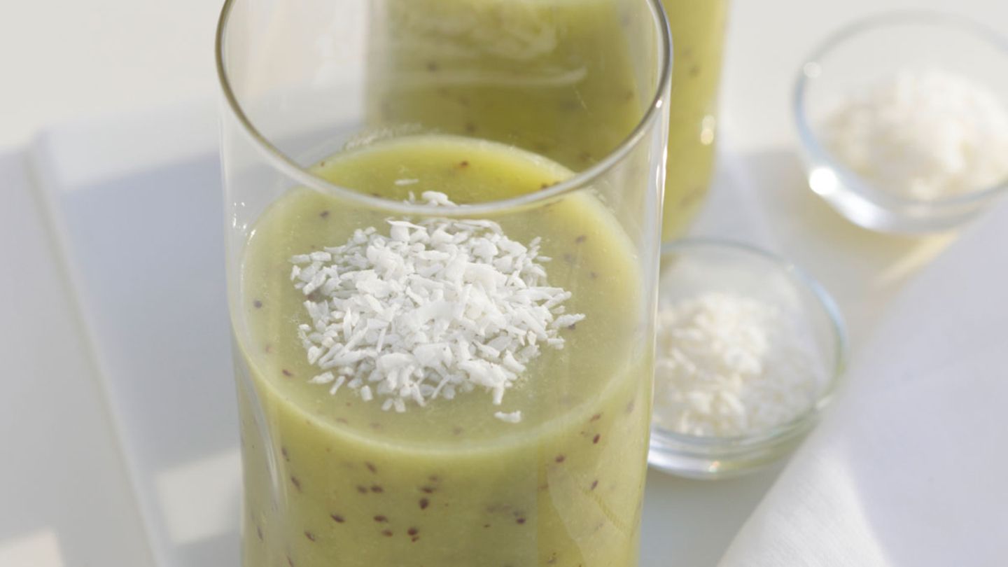 Bananen-Kiwi-Smoothie Rezept - [LIVING AT HOME]