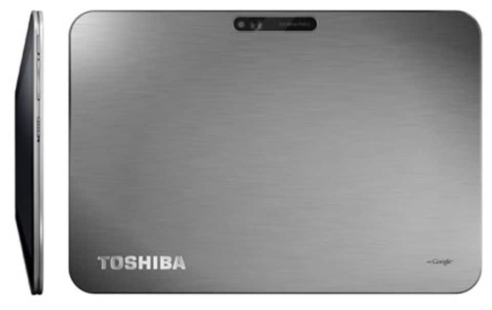 Ganz schön schlank: Toshibas AT200 ist der momentan dünnste Tablet PC.