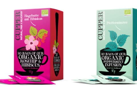 Die "Cupper Teas" fallen im Supermarktregal besonders durch ihre bunt illustrierten Verpackungen auf. Fotos: Cupper Teas