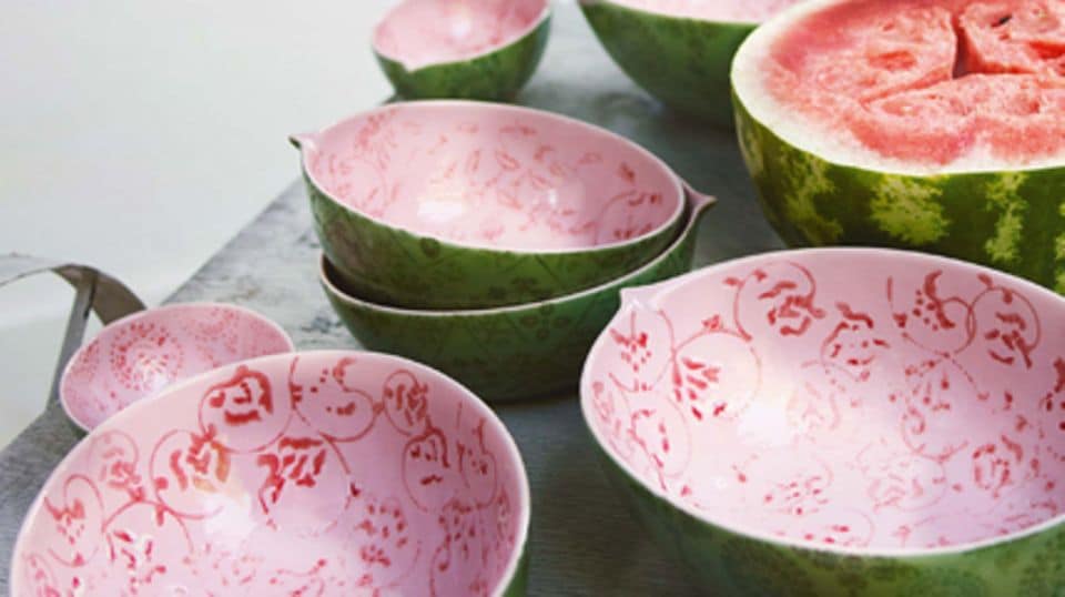 Ein schönes Schalen-Set in Melonen-Optik für den Sommer. Foto: Impressionen