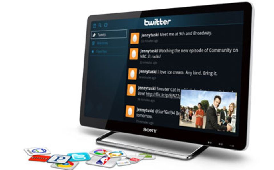 Schickes Design, viel versprechende Funktionen: der Internet TV powered by Google TV