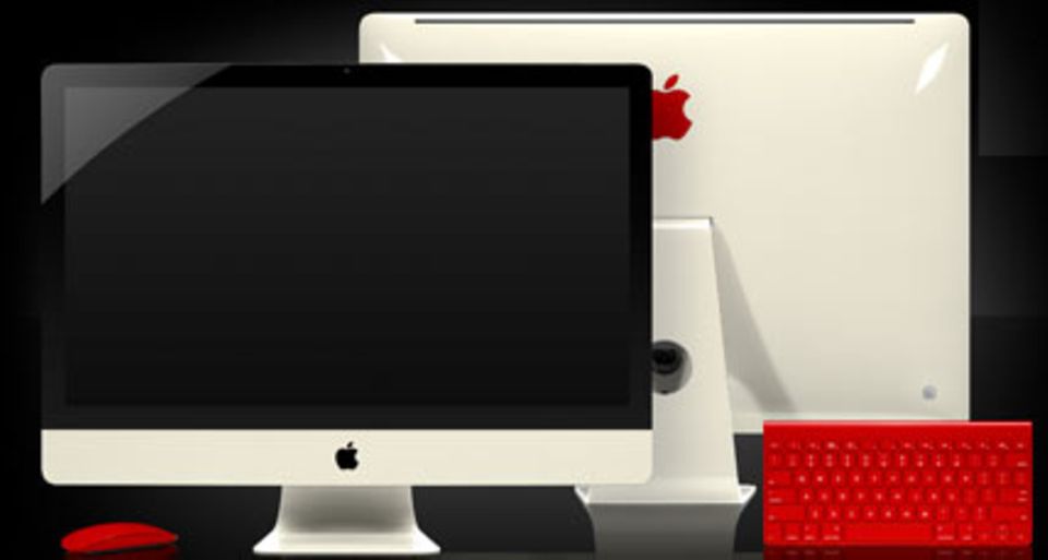 Schön bunt: iMac mitsamt Tastatur und Maus in den Lieblingsfarben gestalten