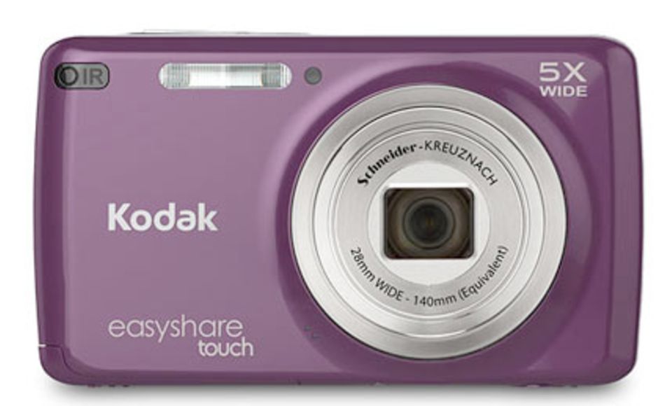 Die Kodak Easyshare Touch ist in Violett, Rot und Schwarz erhältlich
