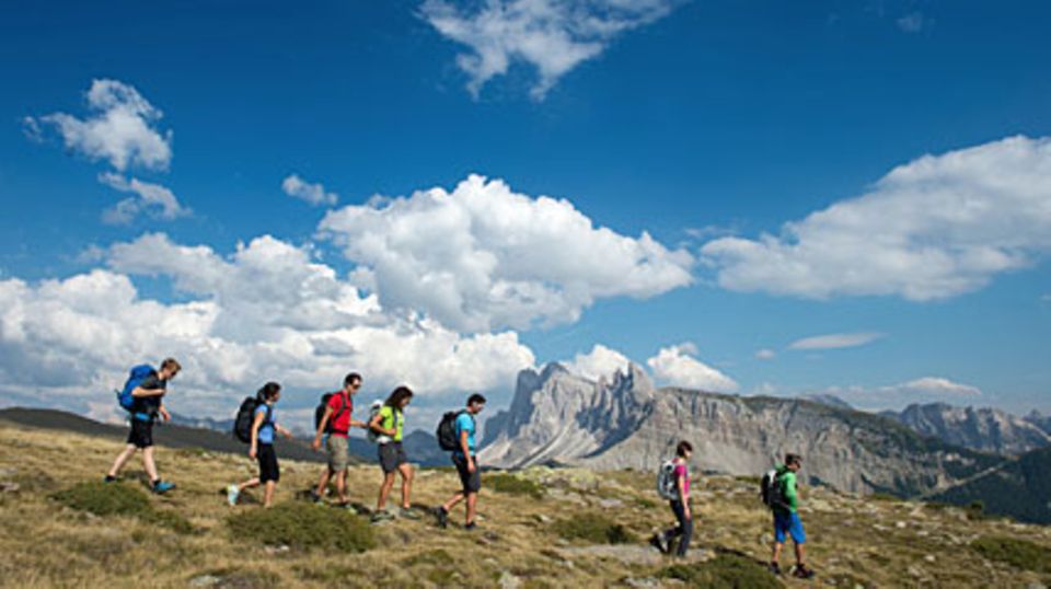 Eine gute Fitness ist Voraussetzung für die Teilnahme an der 24-Stunden-Wanderung. Foto: Adler Dolomiti Spa & Sport Resort