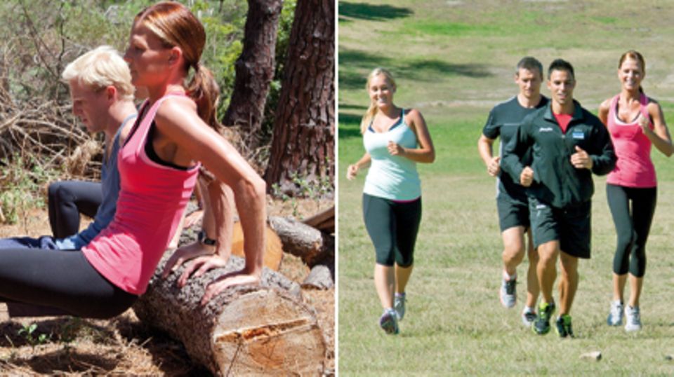 Outdoor-Training: FitnessFirst sorgt jetzt für Frischluftbewegung im Sommer. Fotos: Fitness First