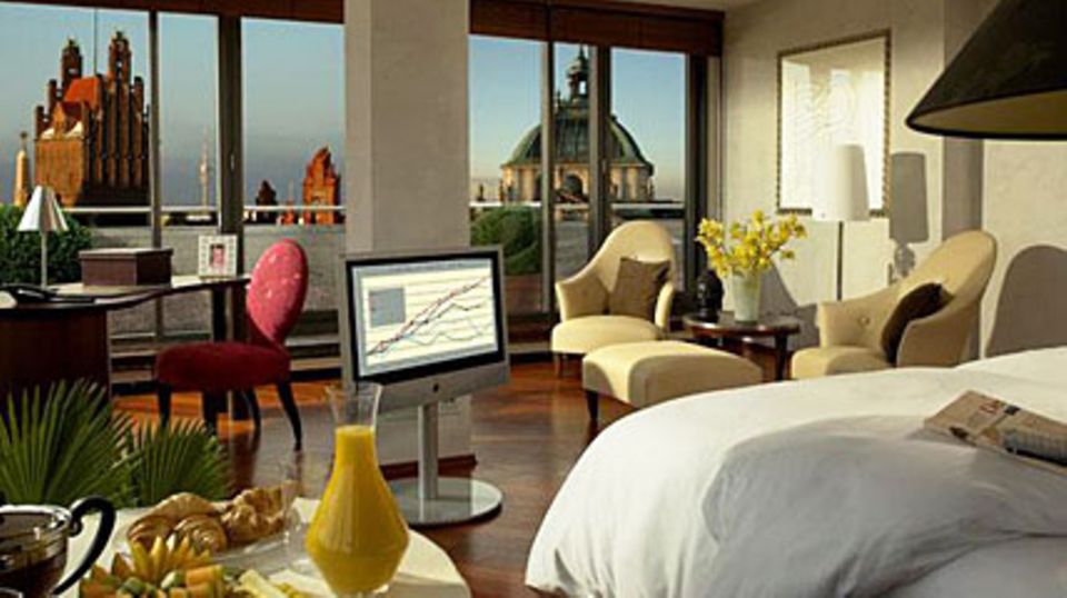 Traumhafter Ausblick - Suite im "Anna Hotel". Preis: Doppelzimmer ab 200 Euro. Foto: Geisel Privathotels