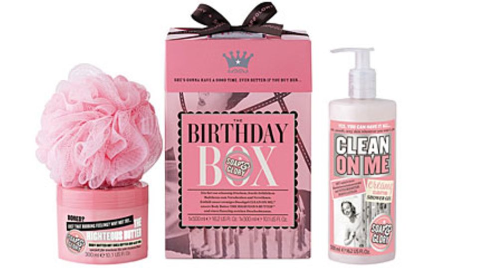 Beauty-Geschenk für die beste Freundin - "The Birthday Box" von Soap & Glory