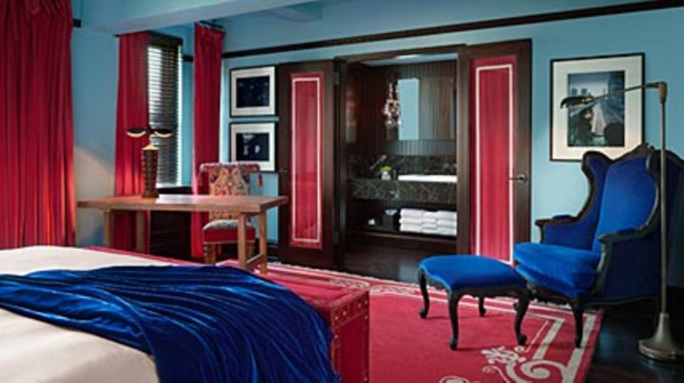 Alle Zimmer im Garmercy sind individuell eingerichtet. Foto: Design Hotels